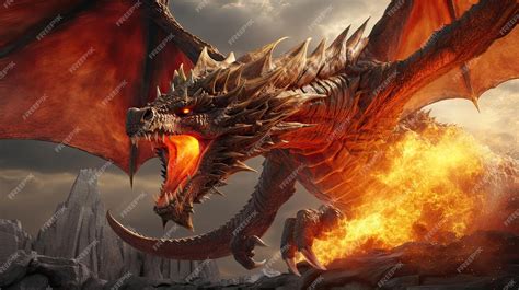 Monstrous Dragon .